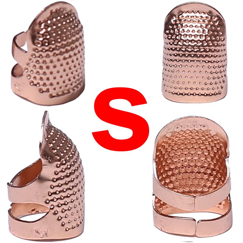 

Metal Adjustable Sewing Thimble Sewing Finger Protection Cover Thimbles Cap Shield Ring Fingertip DIY Sewing Embroidery Tools 1pc