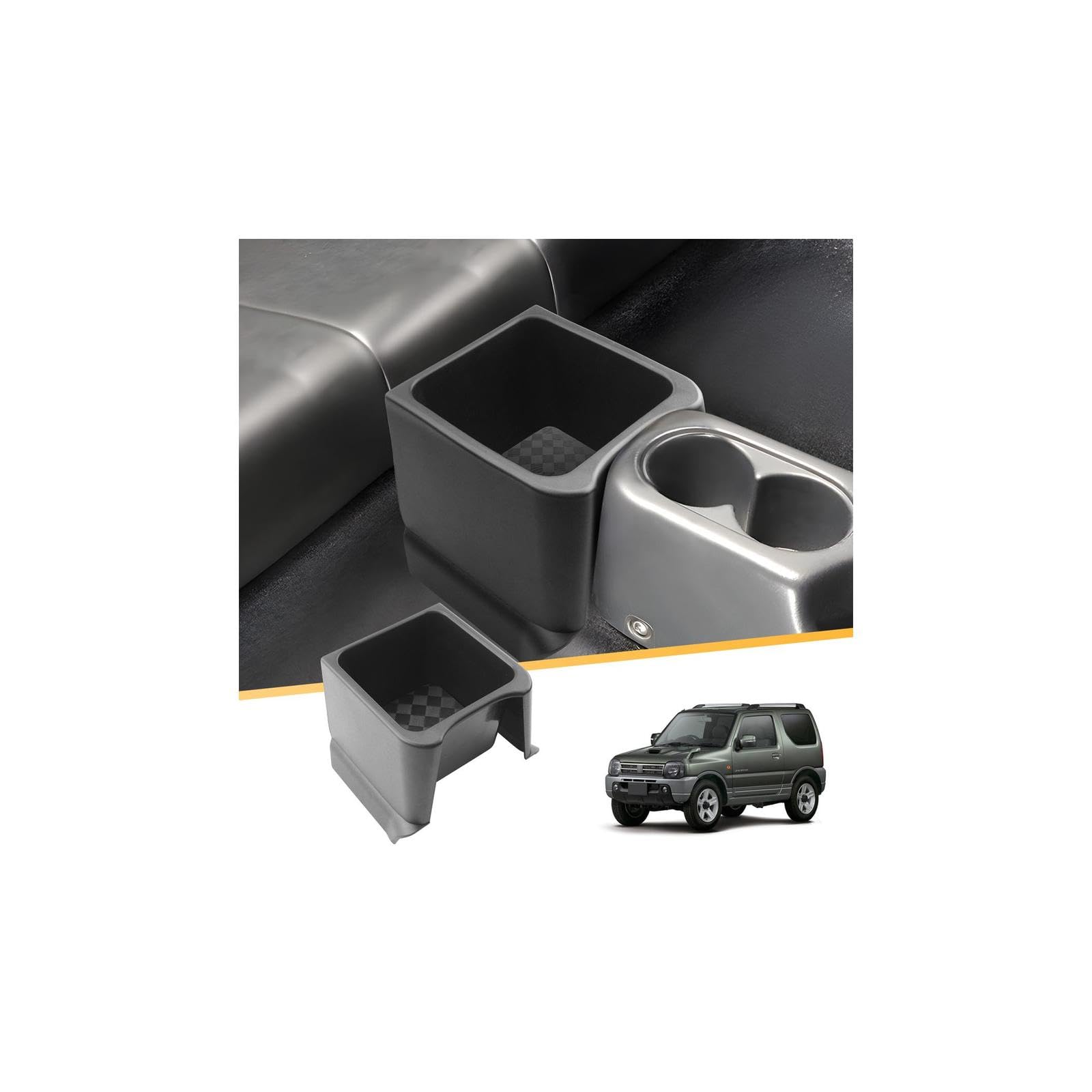 

LFOTPP Rear Console Box for Suzuki Jimny Rear Seat Storage Small Item ABS Center Increased Storage Console Suzuki Jimny Interior Parts (3rd