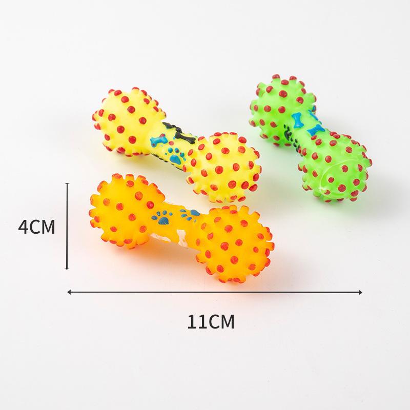 Vinyl Bissfestes Hunde-Soundspielzeug zur Zahnreinigung und zum Training