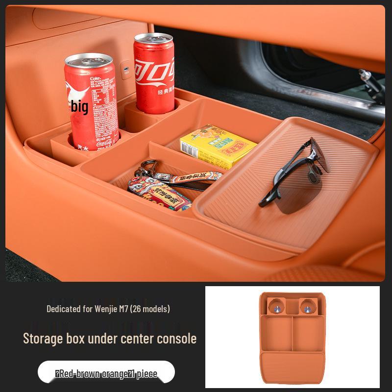 

Silicone Storage Box for AITO M7 Center Console (Lower Layer) Exclusive for 26 AITO M7