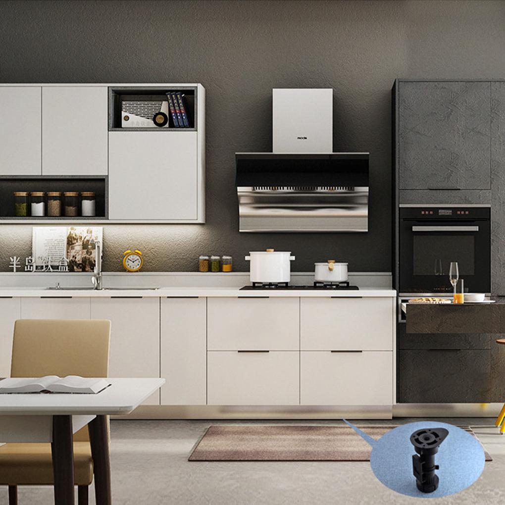 4 Pieces Adjustable Cabinet Wardrobe Closet Feet Bathroom Kitchen Chair Sofa Table Desk Nightstand Support Legs