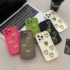 Cool Green Love for iPhone17PorMax Phone Case 17 Apple 16 Matte 14/15 Premium 13