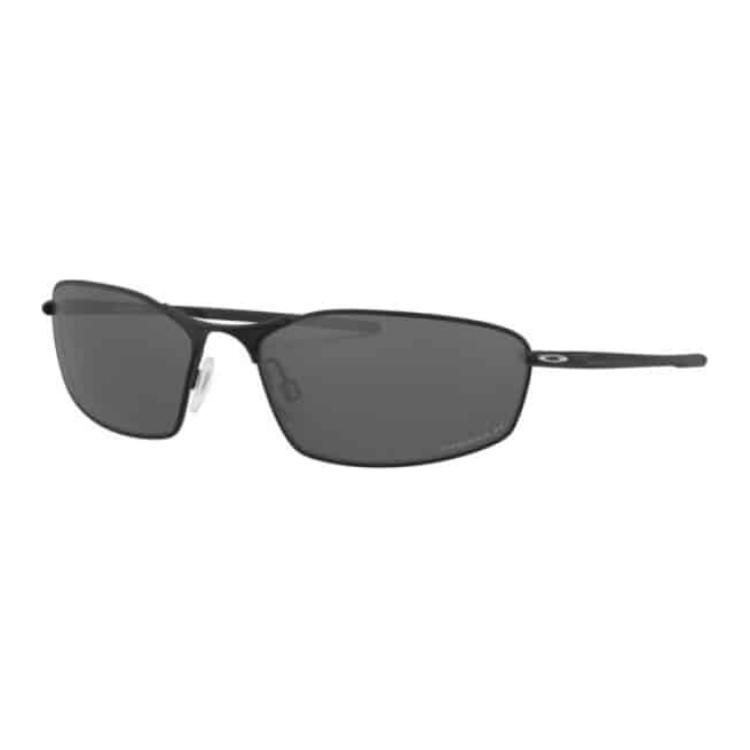 Rectangular Sunglasses With Oakley Logo Unisex sunglasses Black 4141SOLE F,Black