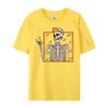 Vintage Halloween Skeleton Rock On Hand Skeleton Unisex Boys Street Wear T Shirt Camisetas De Hombre Man Tops Tees Graphic