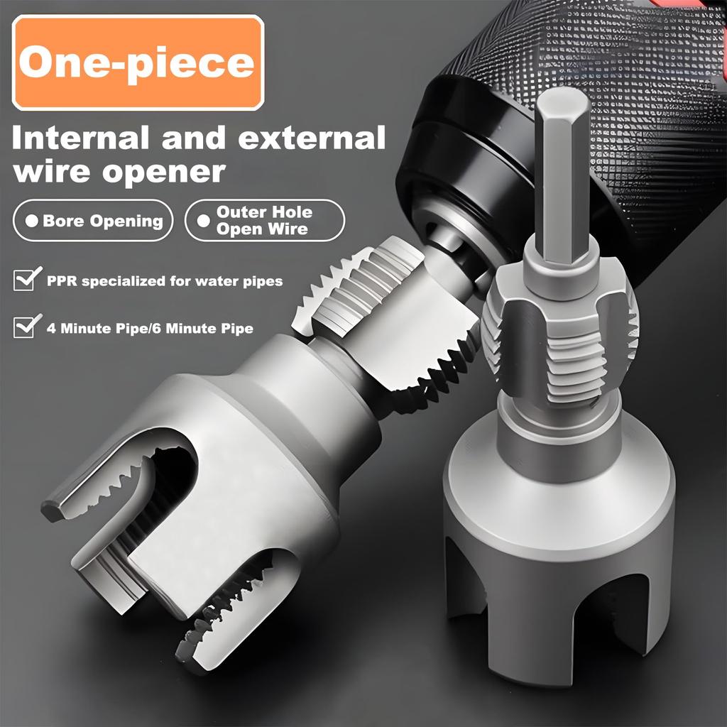 Nástroj na závitování PPR vodovodních trubek 40CR Alloy 3/4 palce Sada závitníků a závitnic pro vnitřní a vnější závity