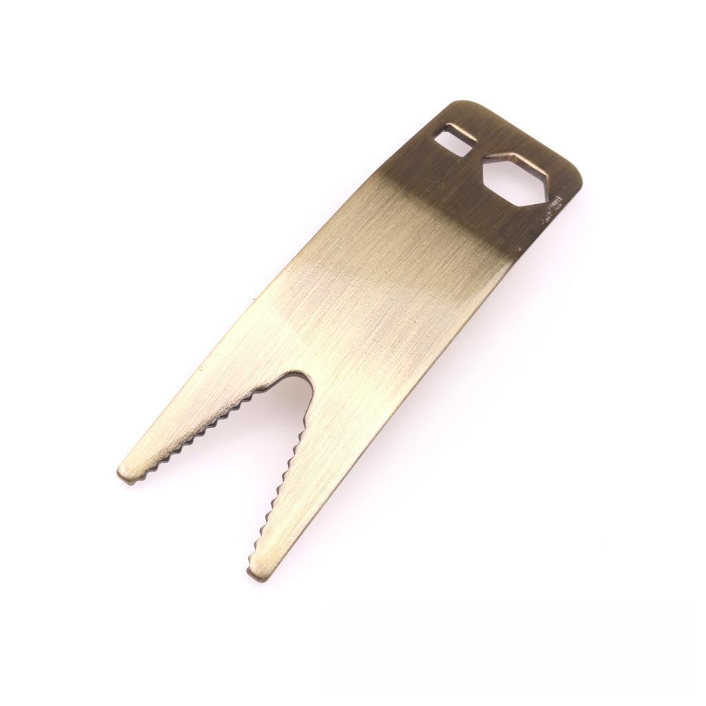 Multifunctional Guitar Wrench Musical Instrument Tool Knob Removal Tool Drum Wrench Vintage-Style Blue-Bronze Wrench