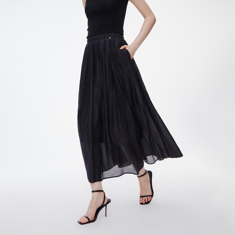 

Giovanni Valentino High-Waist A-Line Midi Skirt