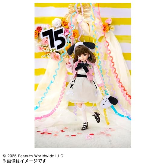 TAKARA TOMY Licca-chan Doll Photogenic Licca PEANUTS 75th Anniversary Snoopy Style