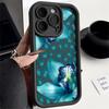 Phone Cover Case for iPhone 17 Pro Max 12 Pro Air 13 15 Plus 17e 16 11 14 Petal Leopard Print Art