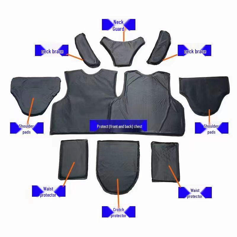 Level IIIA Quick Release Tactical Vest with Laser Cut MOLLE System and Anti-D Clothing