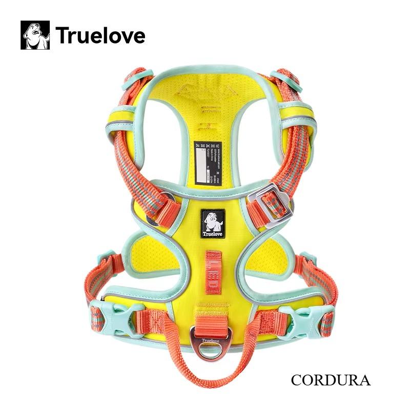 Truelove New Pet Harness Premium Anti Pull Reflective Light Up Nylon Breathable Adjustable Dog Harness Training Vest XS