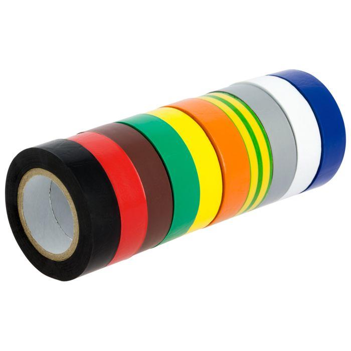10 ruban isolant pvc usage courant panaché