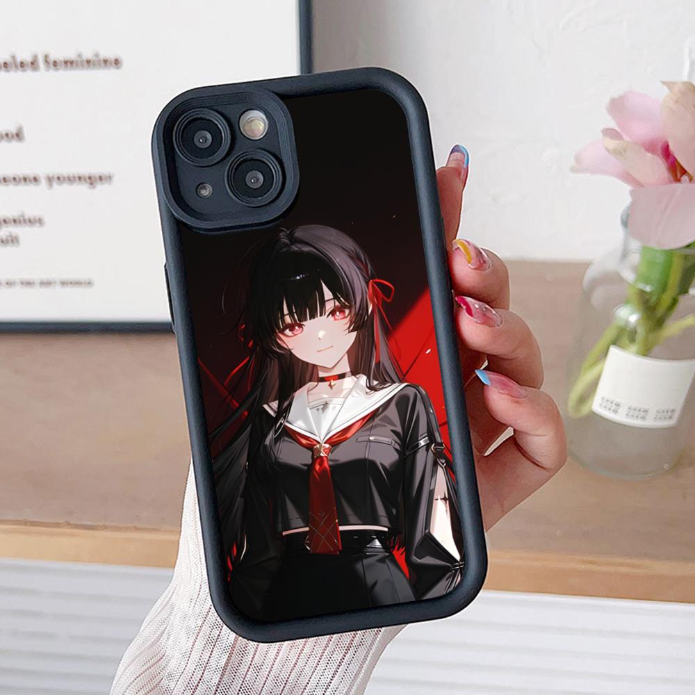 

Wuthering Waves Chisa Phone Case for iPhone 17 16 15 14 13 12 11 Air Pro Max Plus Black Soft TPU Shockproof Cover iPhone 11 Pro