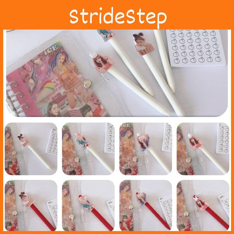Korean Star Blackpink Peripheral Press Bullet Pen Girl Learning 05mm Stationery