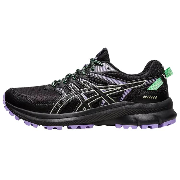 Asics Trail Scout 2 Black Purple Green Women Sneakers Whisper-Green 1012B039-010 37