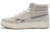 Men's Sneakers Mid Top Skateboard Shoes Unisex Gray White