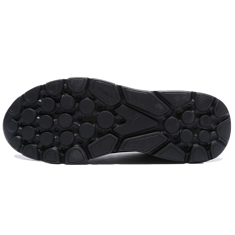 Anta Shock Absorbers Slip Resistant, Abrasion Resistant, Breathable Low Top Running Shoes Men's Black