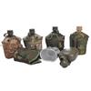 New 1L Army Military Water Bottle Camping Hiking Canteen Cup Portable for Outdoor