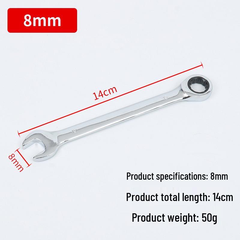 Multifunctional Double-End Ratchet Wrench for Auto Repair