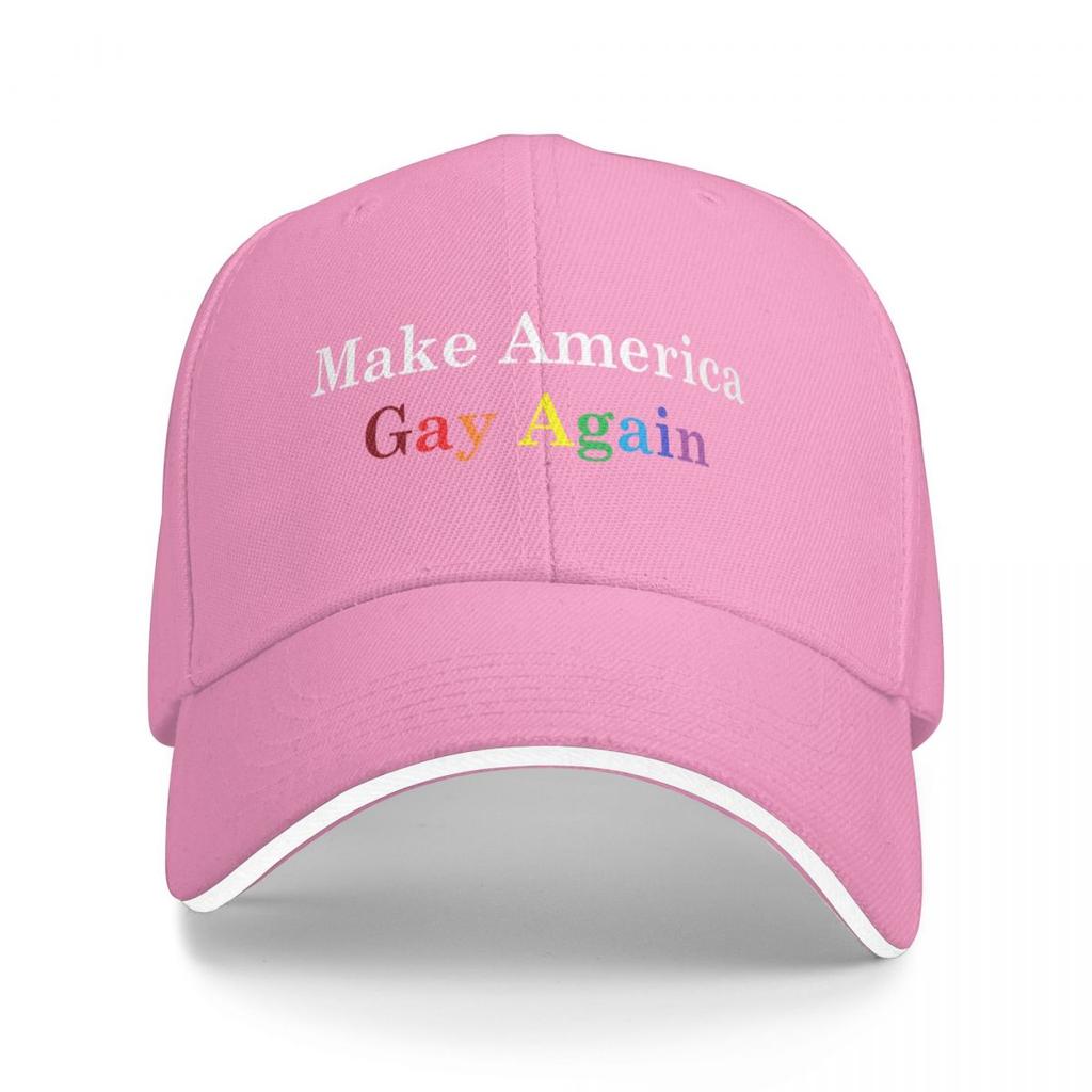 Make America Gay Again Baseball Cap New In The Hat Visor Kids Hat Luxury Unisex Cap FeUnisex Unisex's