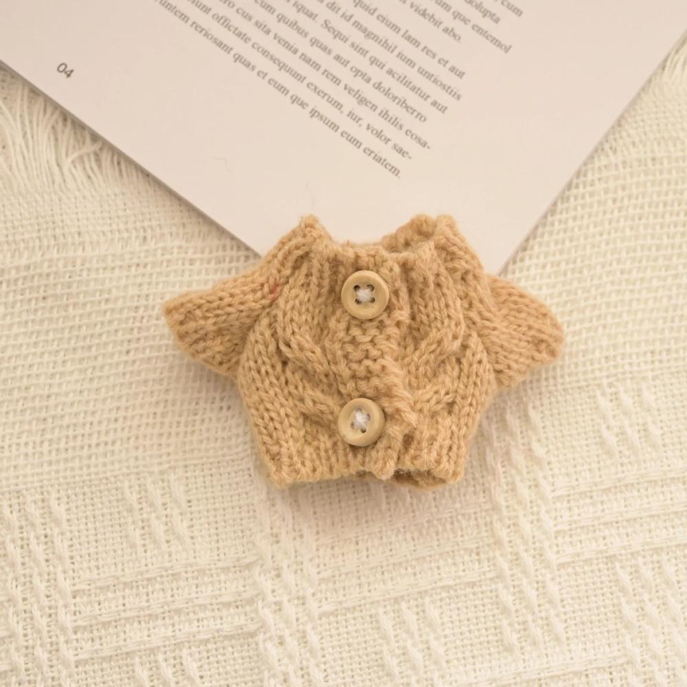 1 Stk. Heißverkauf 10cm Schulleiter Hundebekleidung Miniaturpullover für 1:8 Bjd Spielzeugpuppe Pullover Puppe Weihnachten Tragen Zubehör