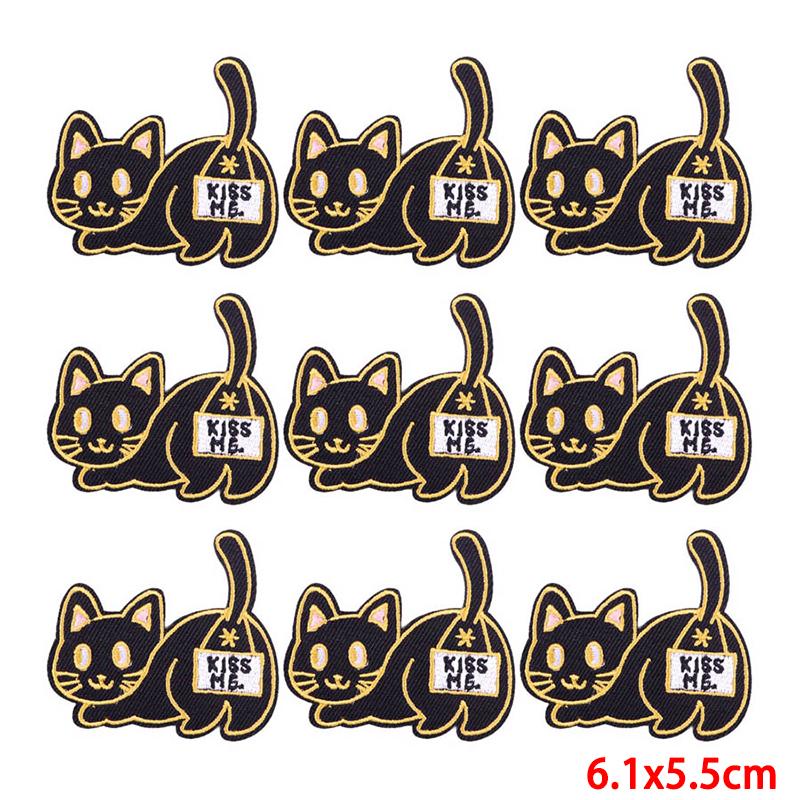 10 ks/šarže Velkoobchod Vyšívací nášivka Nažehlovací záplaty na oděvy Záplaty na oděvy Bundy Dekor Nášivka Šití potřeby
