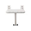 Foldable Bathroom Shower Stool Nursing Homes Anti Slip Shower Chair Stainless Steel Staircase Rest Wall Chair
