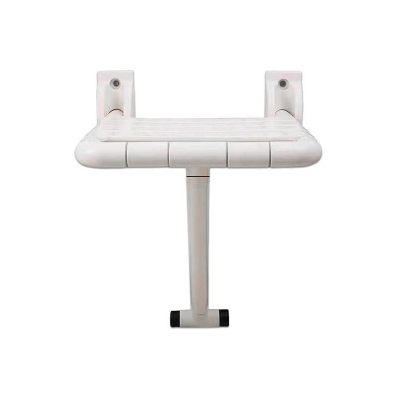 Foldable Bathroom Shower Stool Nursing Homes Anti Slip Shower Chair Stainless Steel Staircase Rest Wall Chair