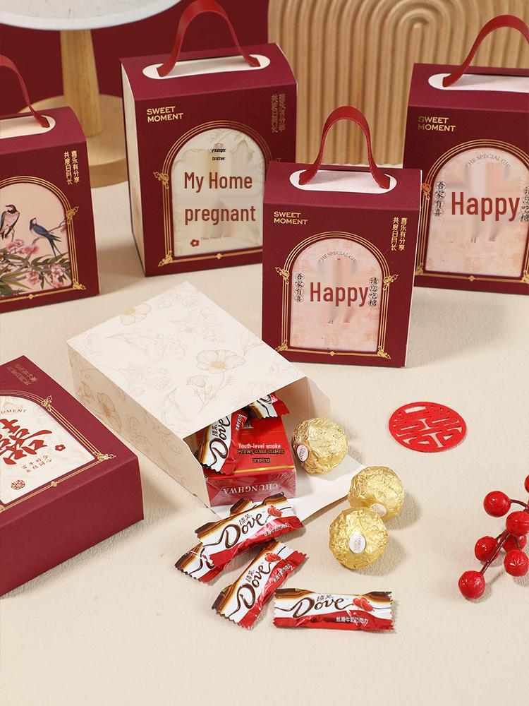 2025 New Style Wedding Candy Gift Box for Engagements