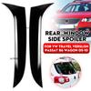Rear Side Window Spoiler Lip Wing ABS Gloss Black Body Kits For VW Passat B6 Wagon Variant 2006 2007 2008-2010