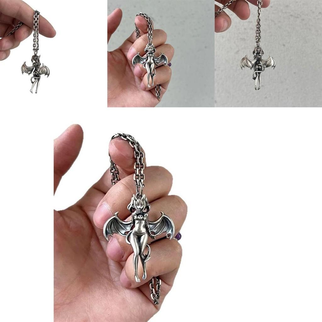 Fashion Angel Pendant Chain With Electroplated Zinc Alloy For Lovers And Friends