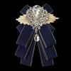 Retro Strasssteine Kragen Blume Kristall Britischer Stil Herren Fliege Vintage Halsdekoration Herren Anzug Accessoire Mann