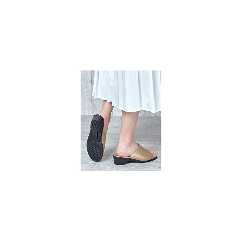 [Pansy] 6611 Sandals Mules Women's Soft Insole M Black