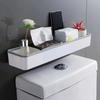 Space-Saving Wall Hanging Rack No-Drill Bathroom Storage Rack Organizer Above Toilet Rack  Bathroom