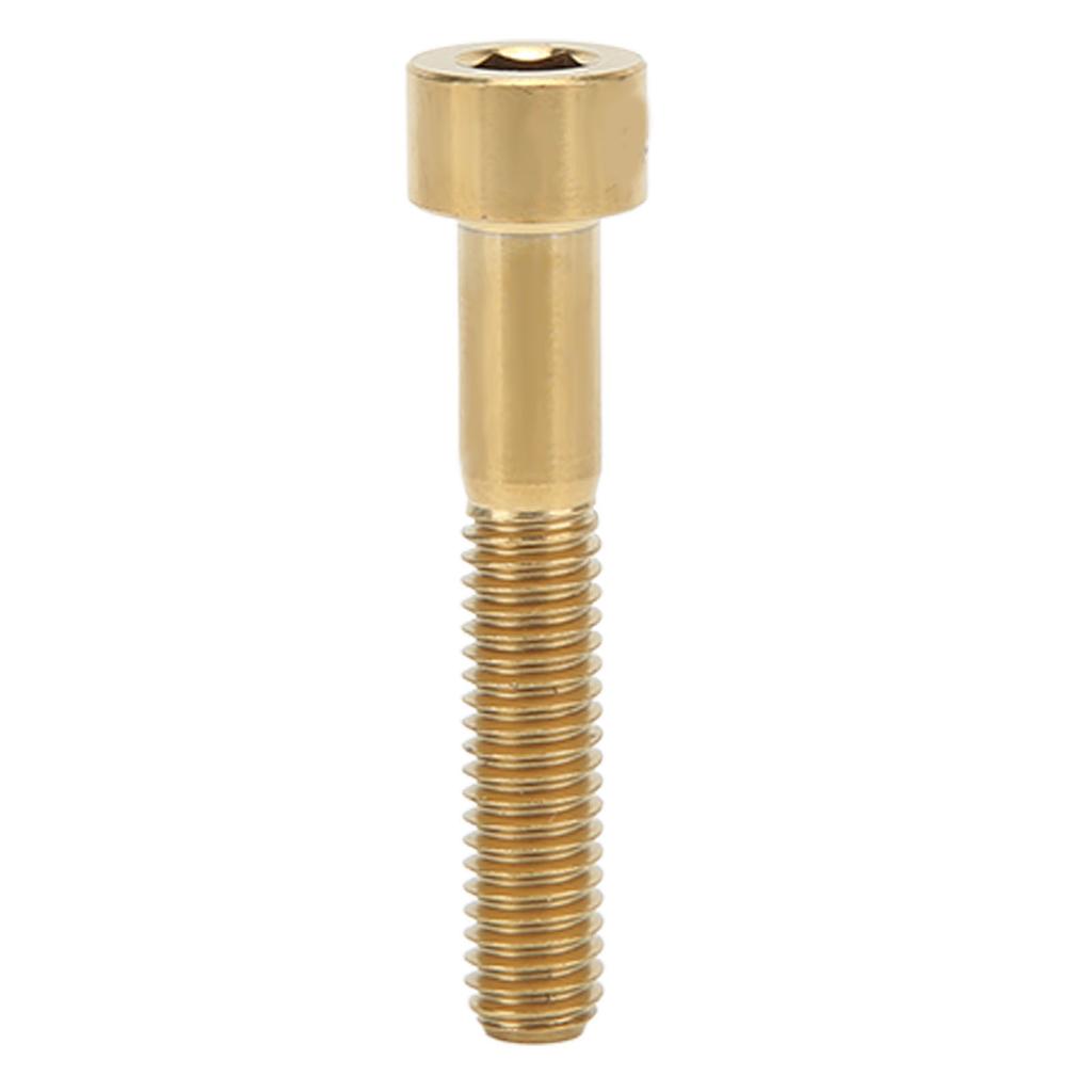 M6x35mm Bike Screw Rustproof Titanium Alloy Bicycle Handlebar Stem Screw for Outdoor Cycling