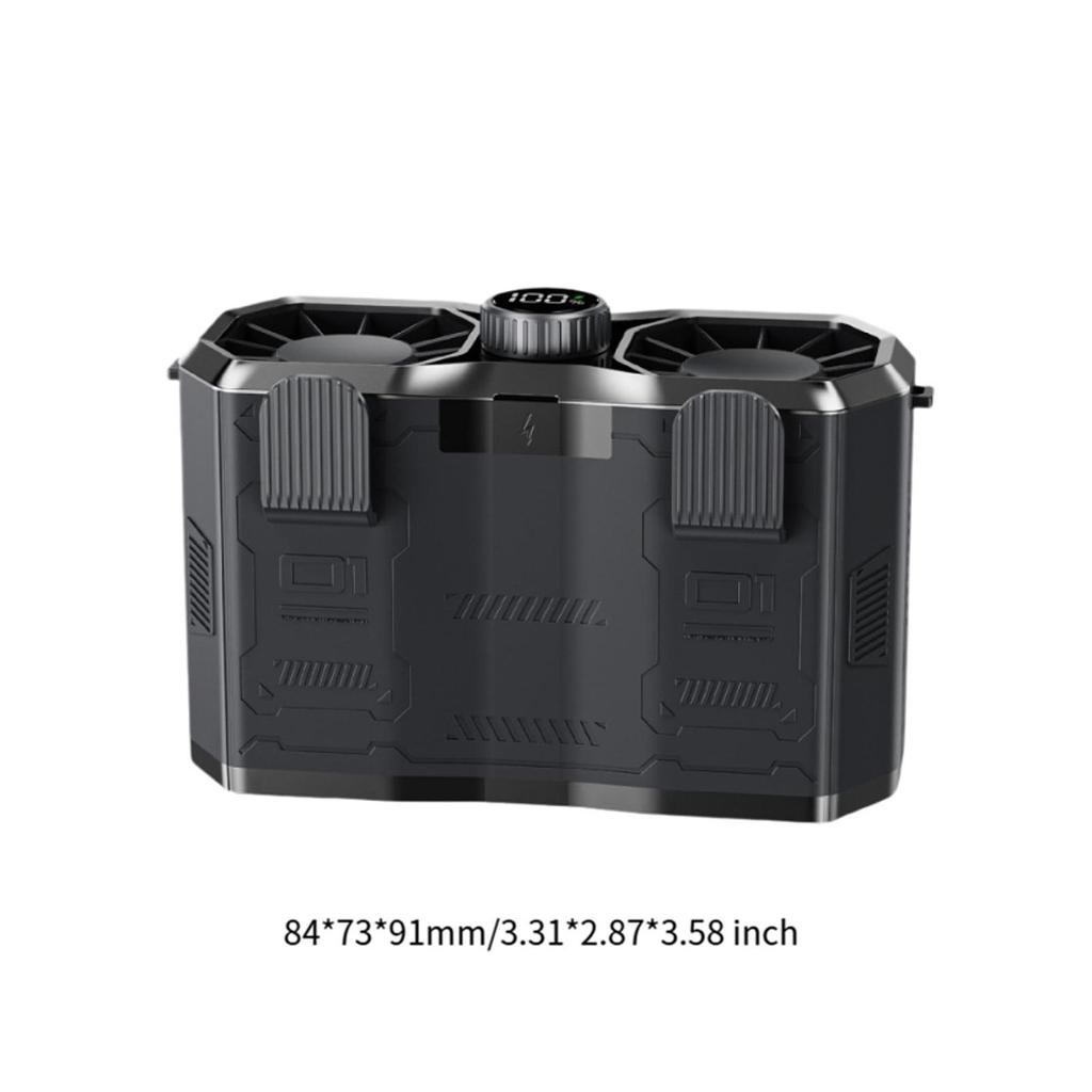 Portable Waist Fan Wearable Fan Handsfree Lightweight Noiseless Small Clip On Fan for Backpacking Outdoor Office Farm Work Home