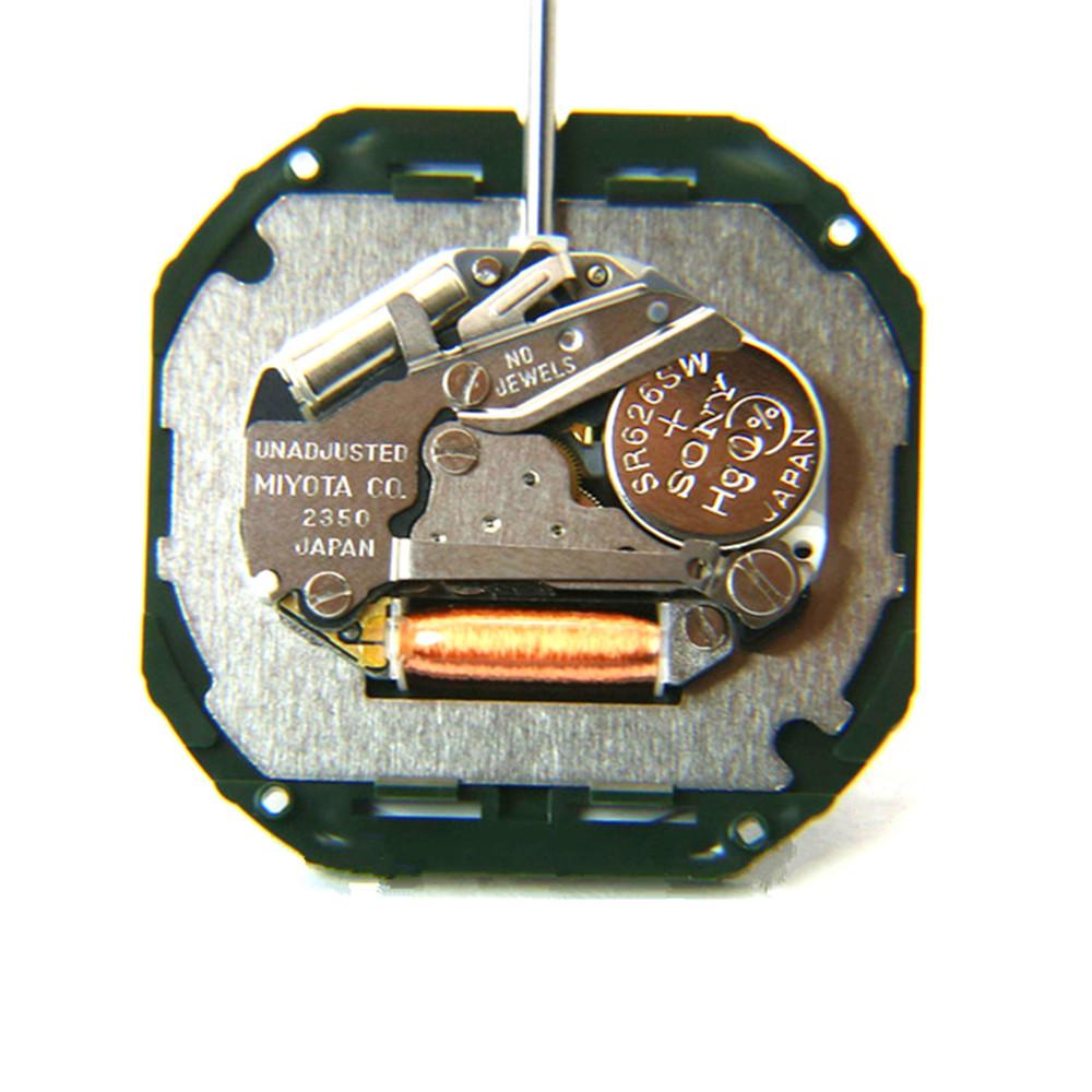 2350 Movement For Miyota 2350-3 Movement with Date Display At 3 O'clock 3 Hands Size 11 1/2'' Height 5.90mm Movement Replacement