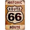 USA Route 66 Metal Signs Wall Poster Plaque Warning Sign Vintage Iron Painting Decoration for Home Cafe Living Room Club Bar