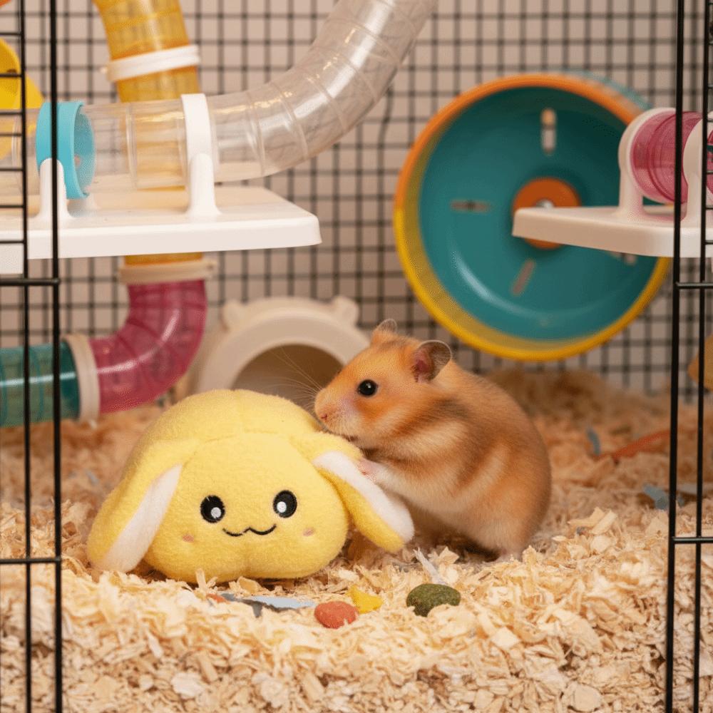 Simulated Buttocks Rabbit Soothing Ball Comfortable Hamster Venting Ball  Small Animal