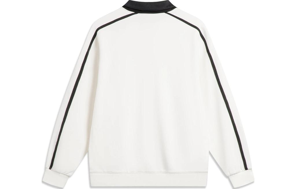 Li Ning Sports Fashion Collection Sweatshirt Unisex Ivory AWDTB35-1