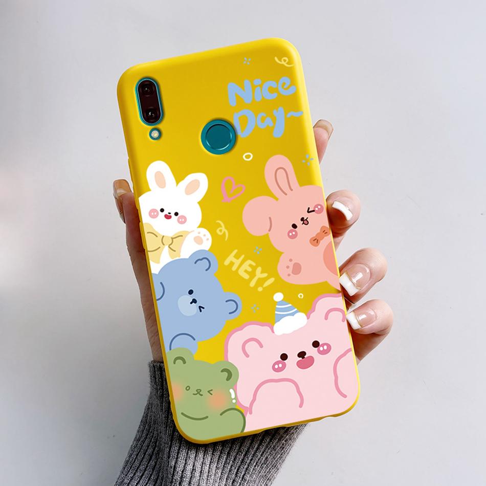 

Silicone Case For Huawei Y9 2019 Case JKM-LX3 Cartoon Soft TPU Fundas Phone Cover For Huawei Y9 2019 Y 9 Cases Shockproof Coque Huawei Y9 2019