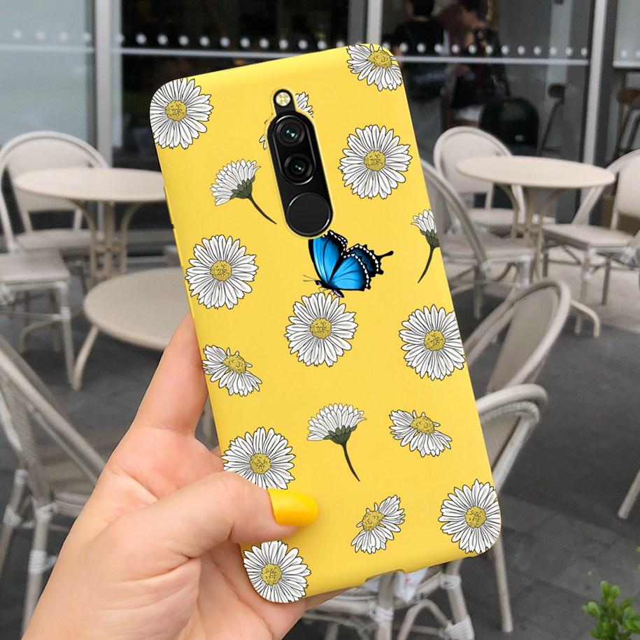 Popular Lavender Case For Xiaomi Redmi 8 Cover 2021 Soft Slim Silicone TPU Phone Case Funda For Xiomi Redmi 8 Coque Redmi8 Cover