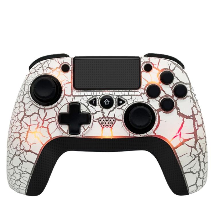 Crack Light Gamepad Wireless Game Controller for PS4 Wireless RGB Game Joystick