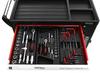 263-piece tool cabinet with side cabinet and lock | Kraft&Dele