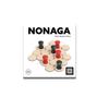 NONAGA Board Game Six Tokens Are Moved On the Small Game Board.