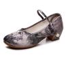 Women's Summer Embroidered Cheongsam Shoes - Medium Heel Hanfu Style