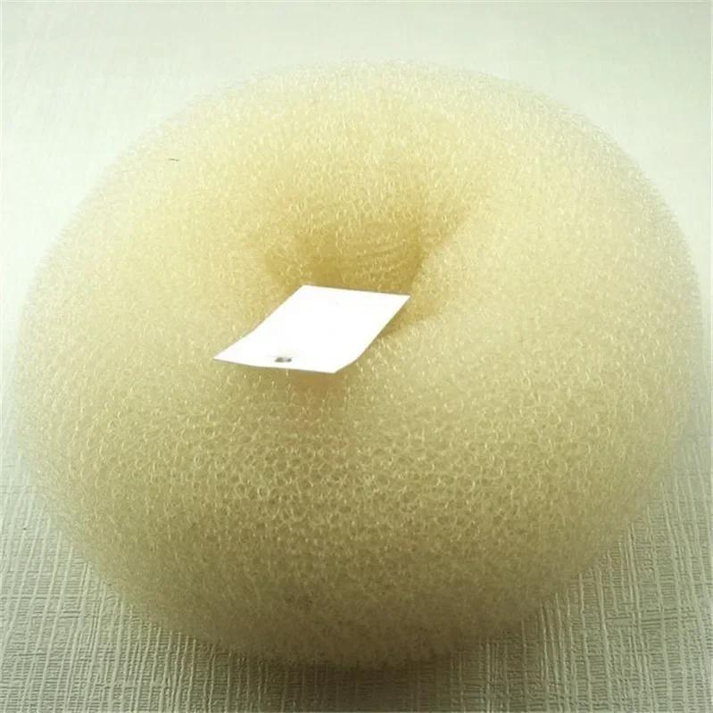 

14 см большой пушистый шар пончик принцесса прическа головной убор персонализированный многофункциональный салонный инструмент для укладки аксессуары для женщин бежевый