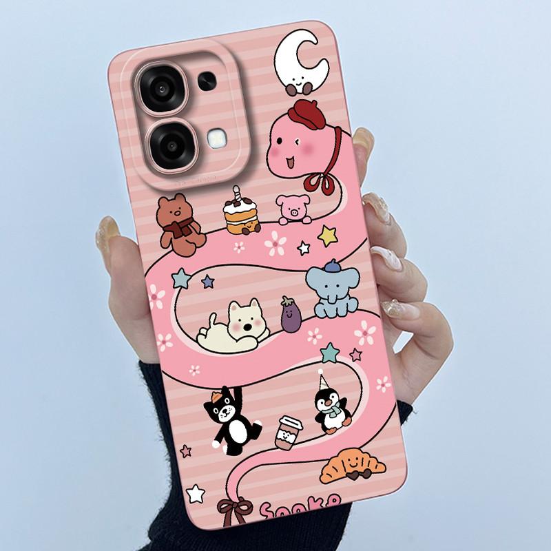 For Oppo A6 Pro 5G 4G Case Fashion Simplicity Oil Painting Floral Silicone Soft Phone Casing New Design Shockproof Back Cover