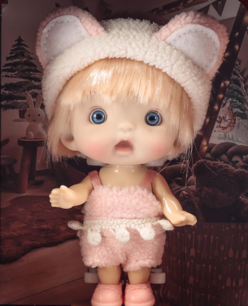 10 см Мини куклы BJD Ob11 Куклы 1/12 Милые куклы-сюрпризы Для девочек Милое лицо Тело Ob11 Кукла BJD Полный набор Для детей Подарок