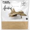 Cardboard Airplane Model - Brown - 16.5 X 17.5 X 6 Cm